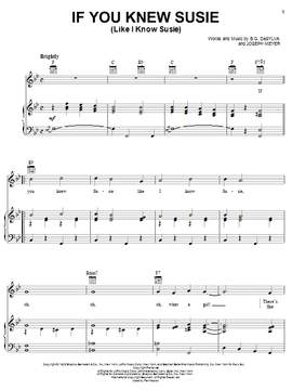 Eddie Cantor: If You Knew Susie (Like I Know Susie)
