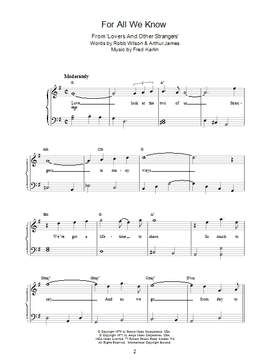 Carpenters: For All We Know