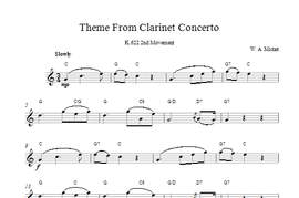 Mozart: Theme From Clarinet Concerto
