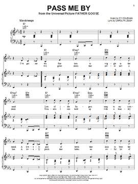 Cy Coleman: Pass Me By