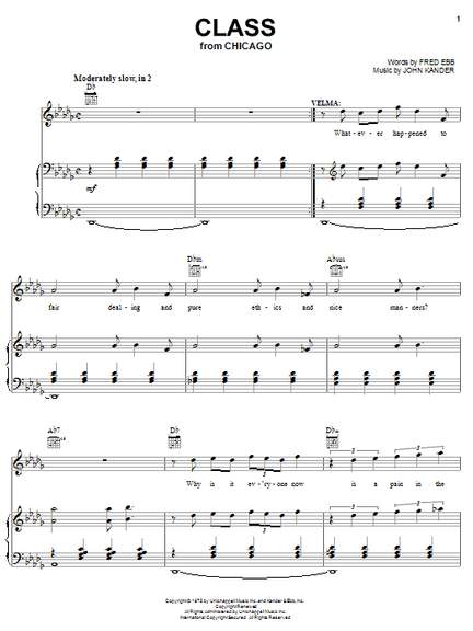 Kander & Ebb: Class