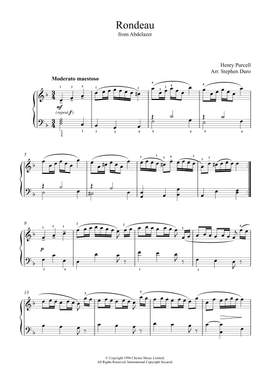 Henry Purcell: Rondeau in D Minor (from Abdelazer)