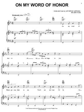 The Platters: On My Word Of Honor