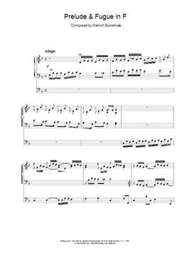 Dietrich Buxtehude: Prelude & Fugue in F