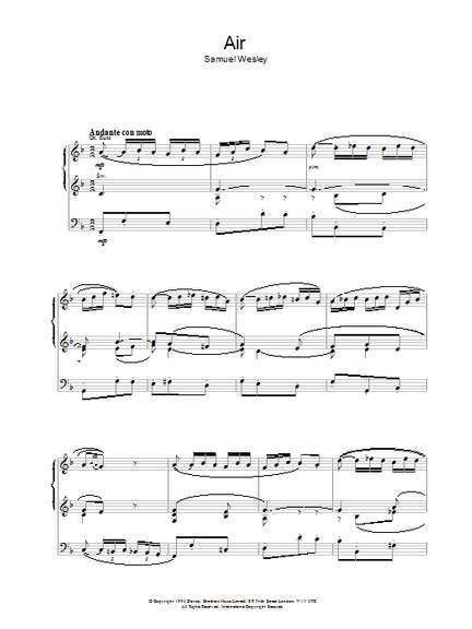 Samuel Wesley: Air
