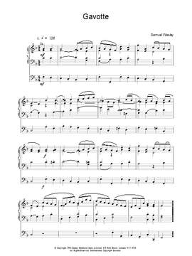 Samuel Wesley: Gavotte