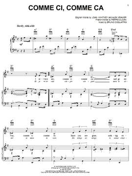 Andy Williams: Comme Ci, Comme Ca