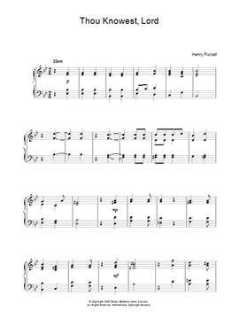 Henry Purcell: Thou Knowest, Lord