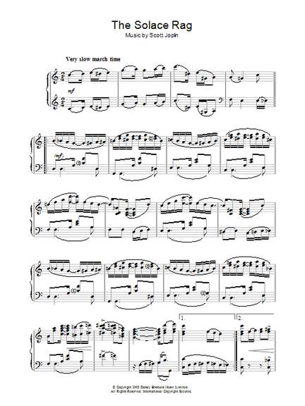 Scott Joplin: Solace Rag