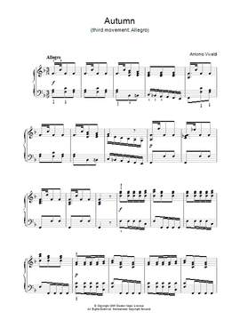 Antonio Vivaldi: Autumn (from The Four Seasons), 3rd Movement