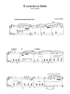 Giacomo Puccini: E Lucevan Le Stelle (from Tosca)