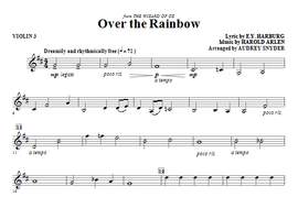 Audrey Snyder: Over The Rainbow - Violin 3