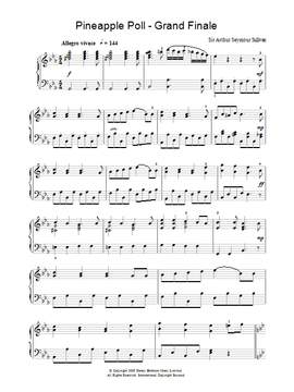 Arthur Seymour Sullivan: Grand Finale From Pineapple Poll