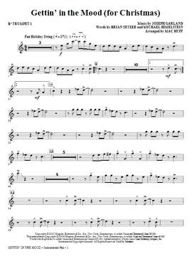 Mac Huff: Gettin' In The Mood - For Christmas - Bb Trumpet 1