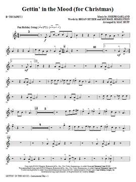 Mac Huff: Gettin' In The Mood - For Christmas - Bb Trumpet 2