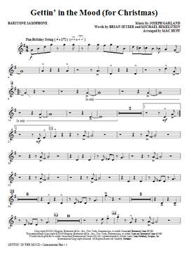Mac Huff: Gettin' In The Mood - For Christmas - Baritone Saxophone