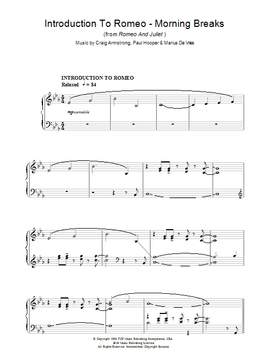 Craig Armstrong: Introduction To Romeo - Morning Breaks (from Romeo And Juliet)