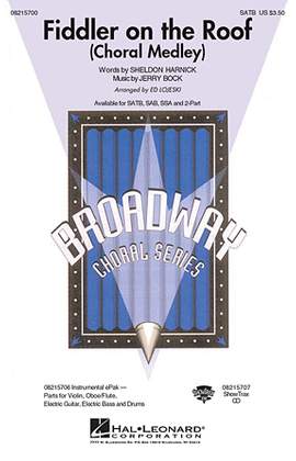 Ed Lojeski: Fiddler On The Roof (Choral Medley) - Flute/Oboe