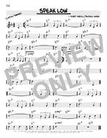 Kurt Weill: Speak Low Product Image