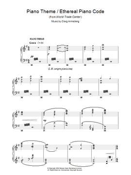 Craig Armstrong: Piano Theme/Ethereal Piano Code (from World Trade Center)