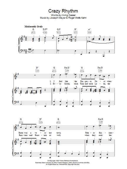 Irving Caesar: Crazy Rhythm