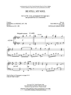 Jean Sibelius: Be Still My Soul