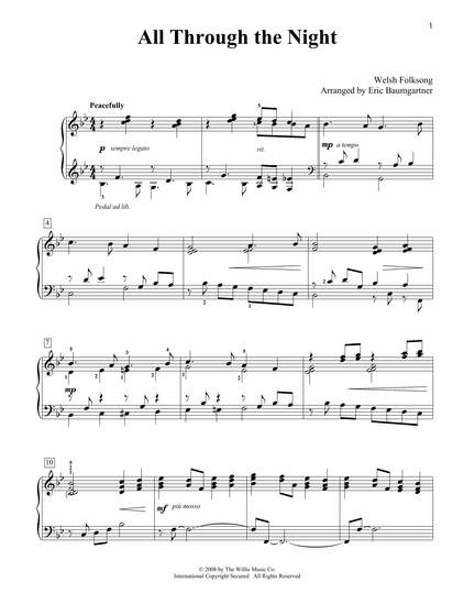 Eric Baumgartner: All Through The Night