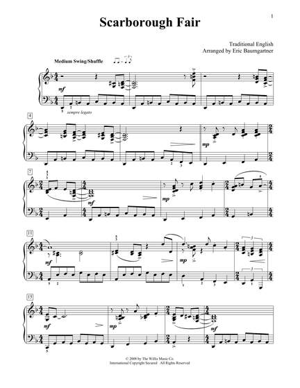 Eric Baumgartner: Scarborough Fair