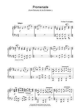 Modest Mussorgsky: Promenade (from Pictures At An Exhibition)