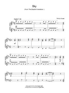 Patrick Hawes: Sky (from The Bluebird Variations)