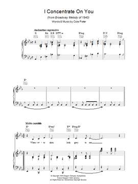 Cole Porter: I Concentrate On You