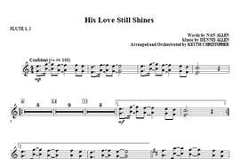 Keith Christopher: His Love Still Shines - Flute 1 & 2