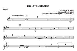 Keith Christopher: His Love Still Shines - F Horn