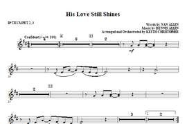 Keith Christopher: His Love Still Shines - Bb Trumpet 2,3