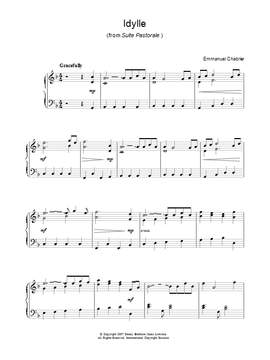 Emmanuel Chabrier: Idylle (from Suite Pastorale)