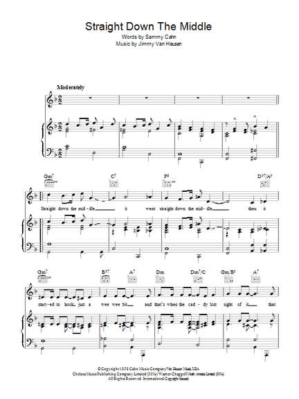 Sammy Cahn: Straight Down The Middle