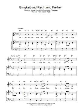 Franz Joseph Haydn: Einigkeit Und Recht Und Freiheit (German National Anthem)