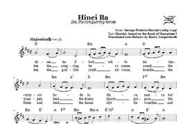 George Frideric Handel: Hinei Ba (See, The Conquering Heroes)