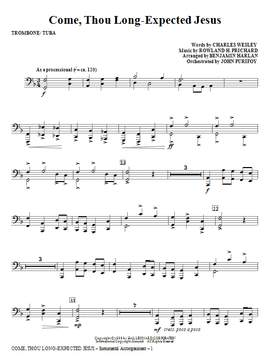 Benjamin Harlan: Come, Thou Long-Expected Jesus - Trombone/Tuba