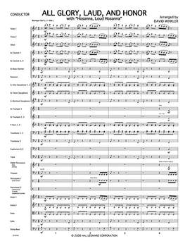 David Winkler: All Glory, Laud, And Honor (with Hosanna, Loud Hosanna) - Eb Alto Saxophone 1,2