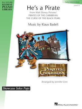 Klaus Badelt: He's A Pirate (from Pirates Of The Caribbean: The Curse of the Black Pearl) (arr. Jennifer Linn)