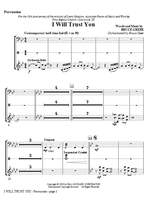 Bruce Greer: I Will Trust You - Percussion Product Image