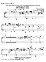 Bruce Greer: I Will Trust You - Keyboard String Reduction Product Image