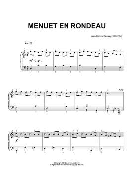 Jean-Philippe Rameau: Menuet En Rondeau