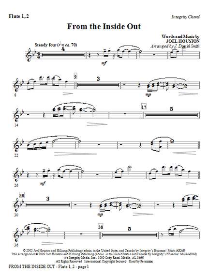 J. Daniel Smith: From the Inside Out - Flute 1 & 2