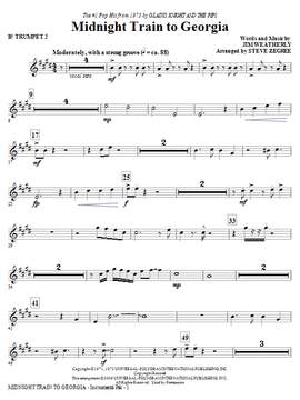 Steve Zegree: Midnight Train To Georgia - Bb Trumpet 2