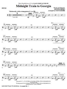 Steve Zegree: Midnight Train To Georgia - Drums