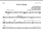 Dave Williamson: O Give Thanks - Cello Product Image