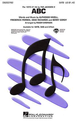 The Jackson 5: ABC (arr. Roger Emerson) - Percussion