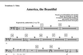 Benjamin Harlan: America, The Beautiful - Trombone 3/Tuba